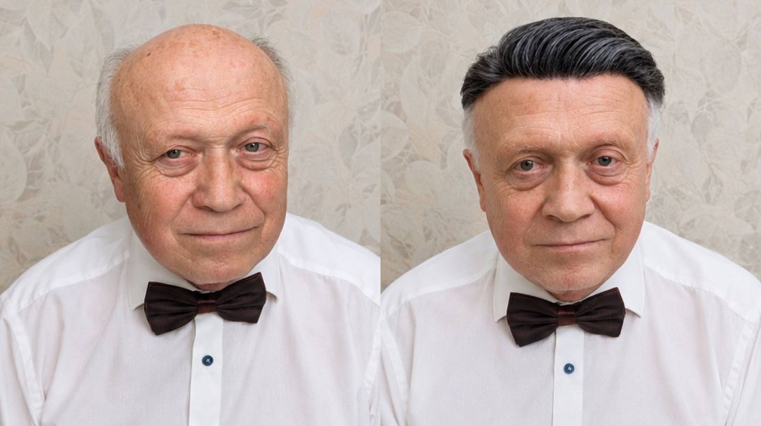 До, 72 года — сравнение до и после