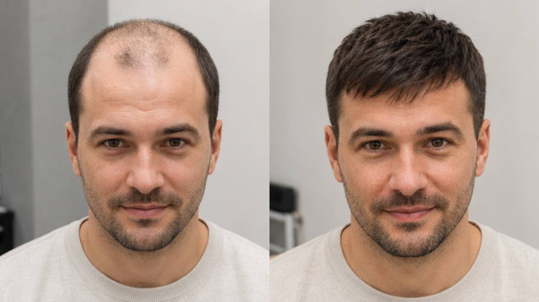 До, 32 года — сравнение до и после